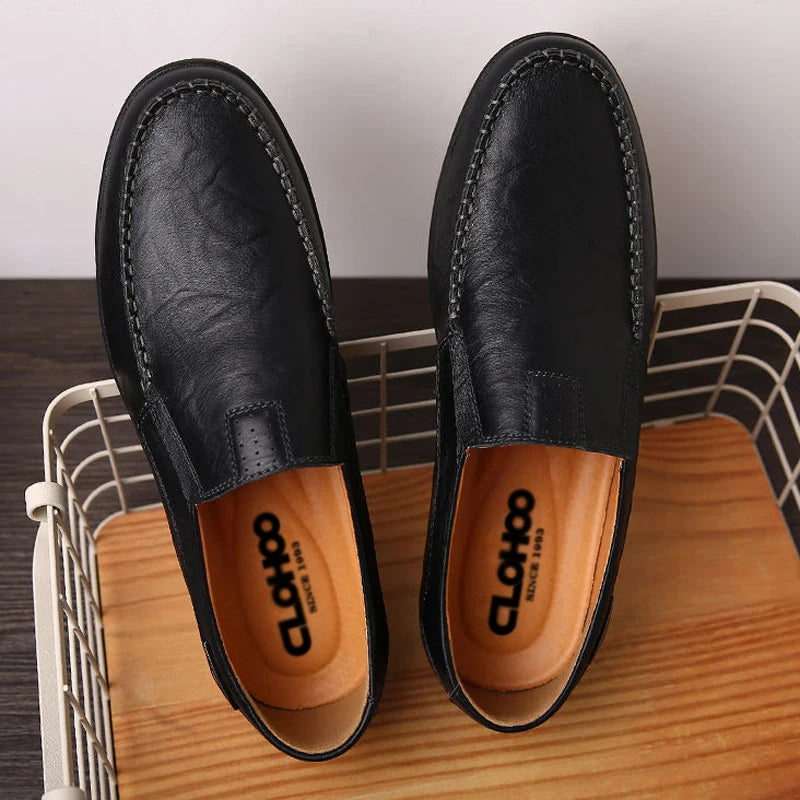 Mænds Loafers Slip-On Komfortabel 3