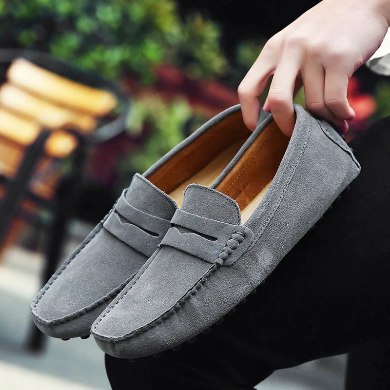 Mænds Loafers Slip-On Komfortable Mokkasiner 5