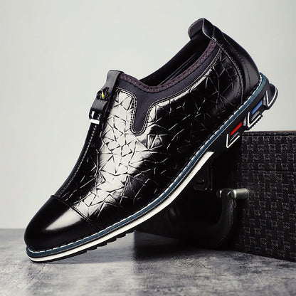 Mænds Loafers med Geometrisk Design 1