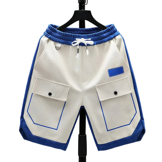 Mænds Løse Sommer Shorts To-farvet Design 0