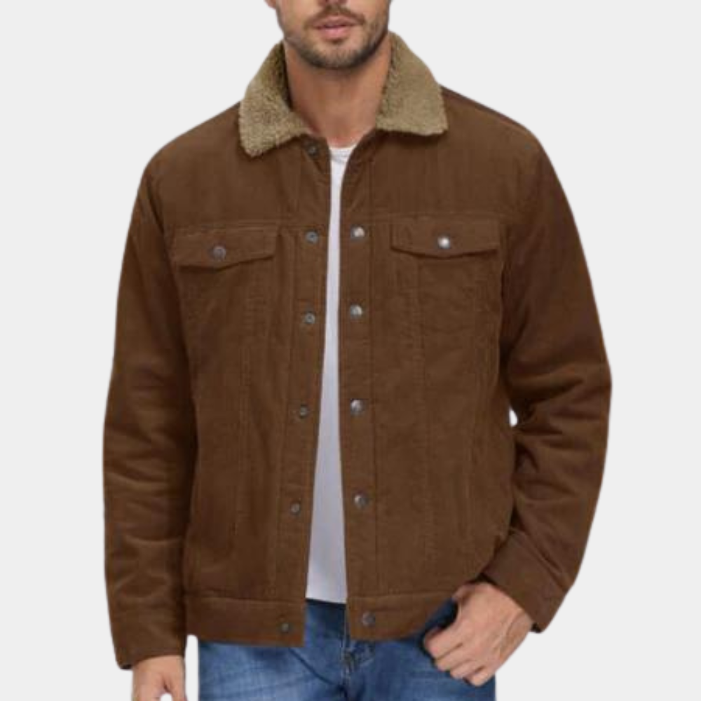 Mænds Moderne Jakke Med Lange Ærmer 1