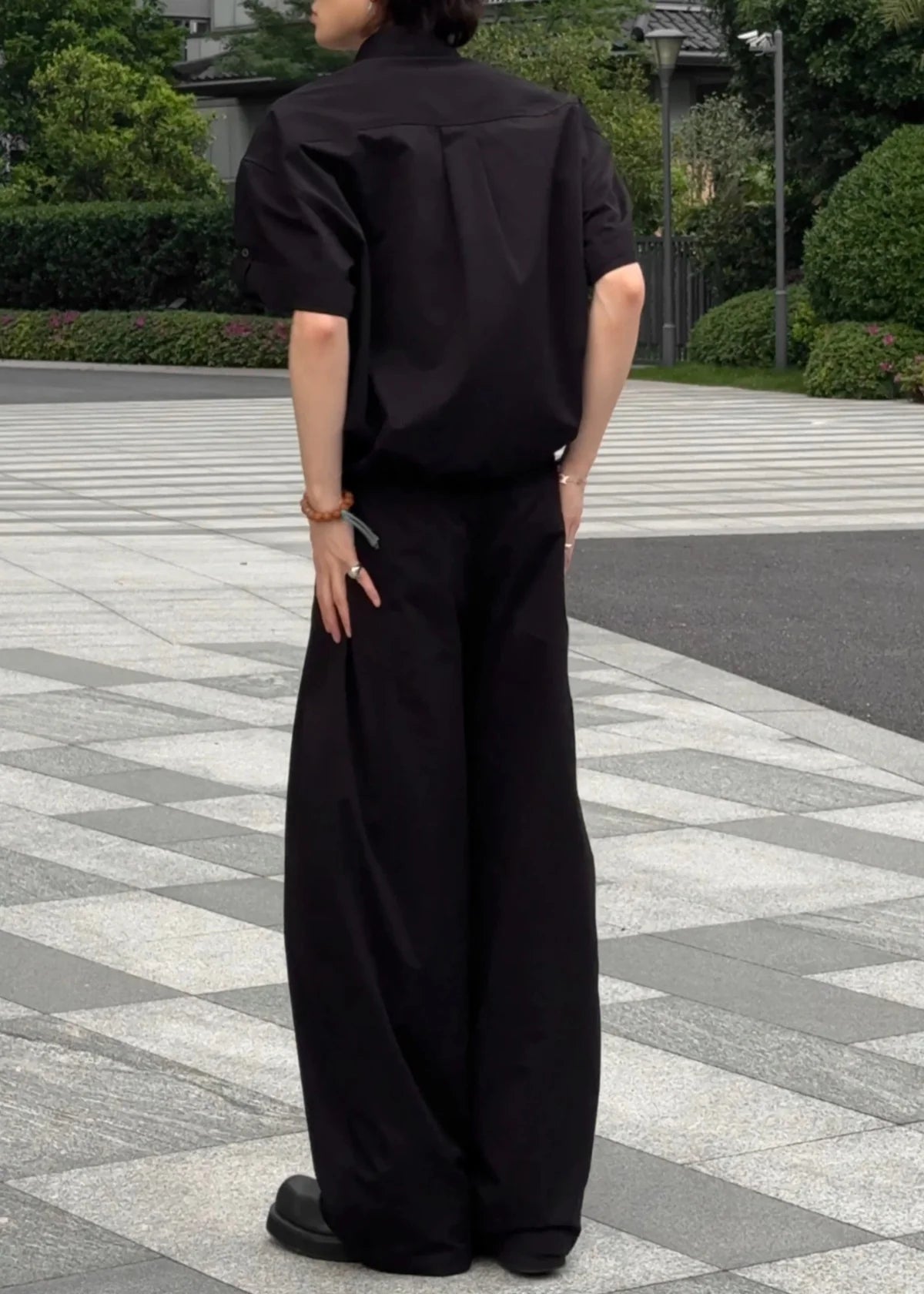 Mænds Oversized Bomuldssæt Klassisk Efterårsstil 4
