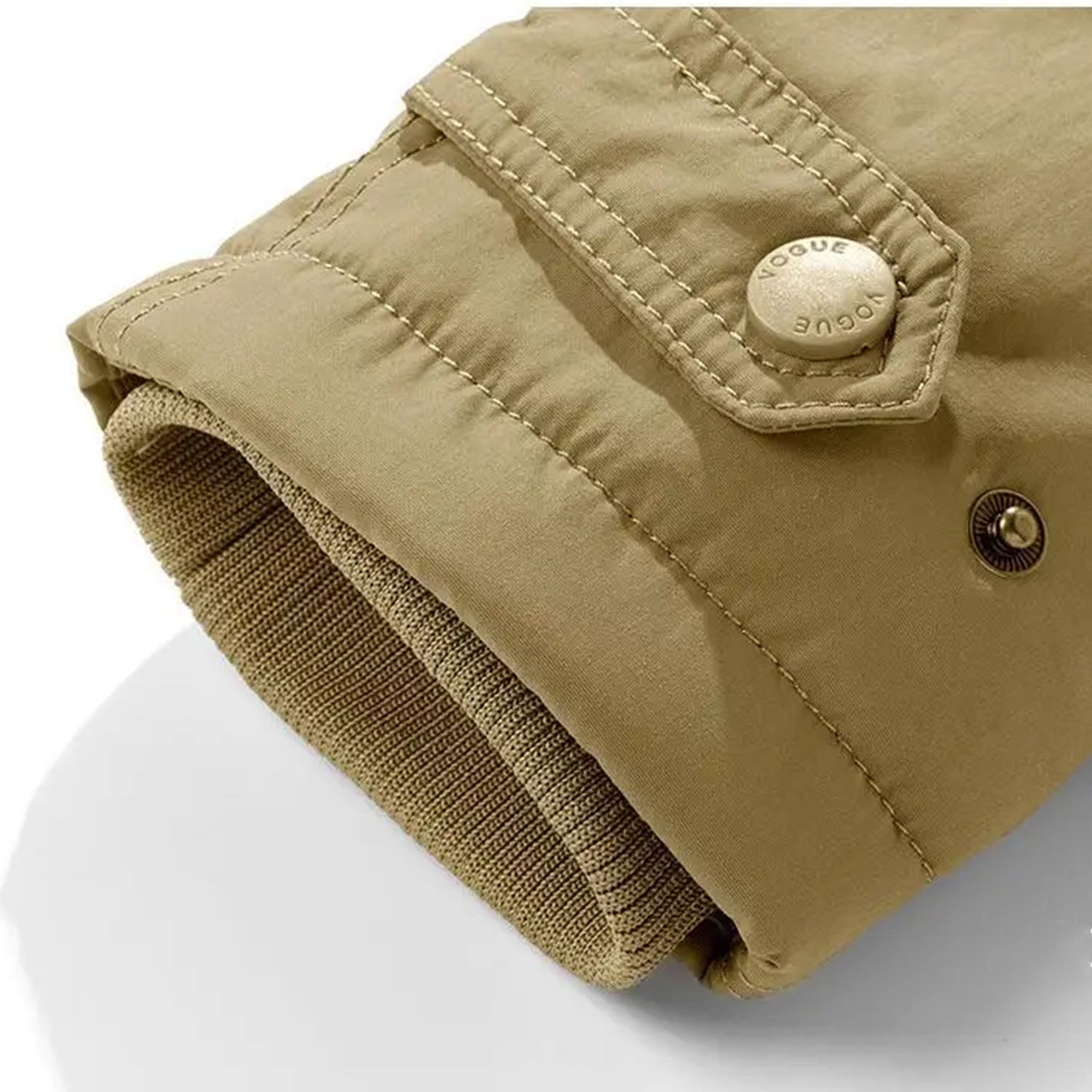 Mænds Parka med Hætte og Cargo Lommer 7