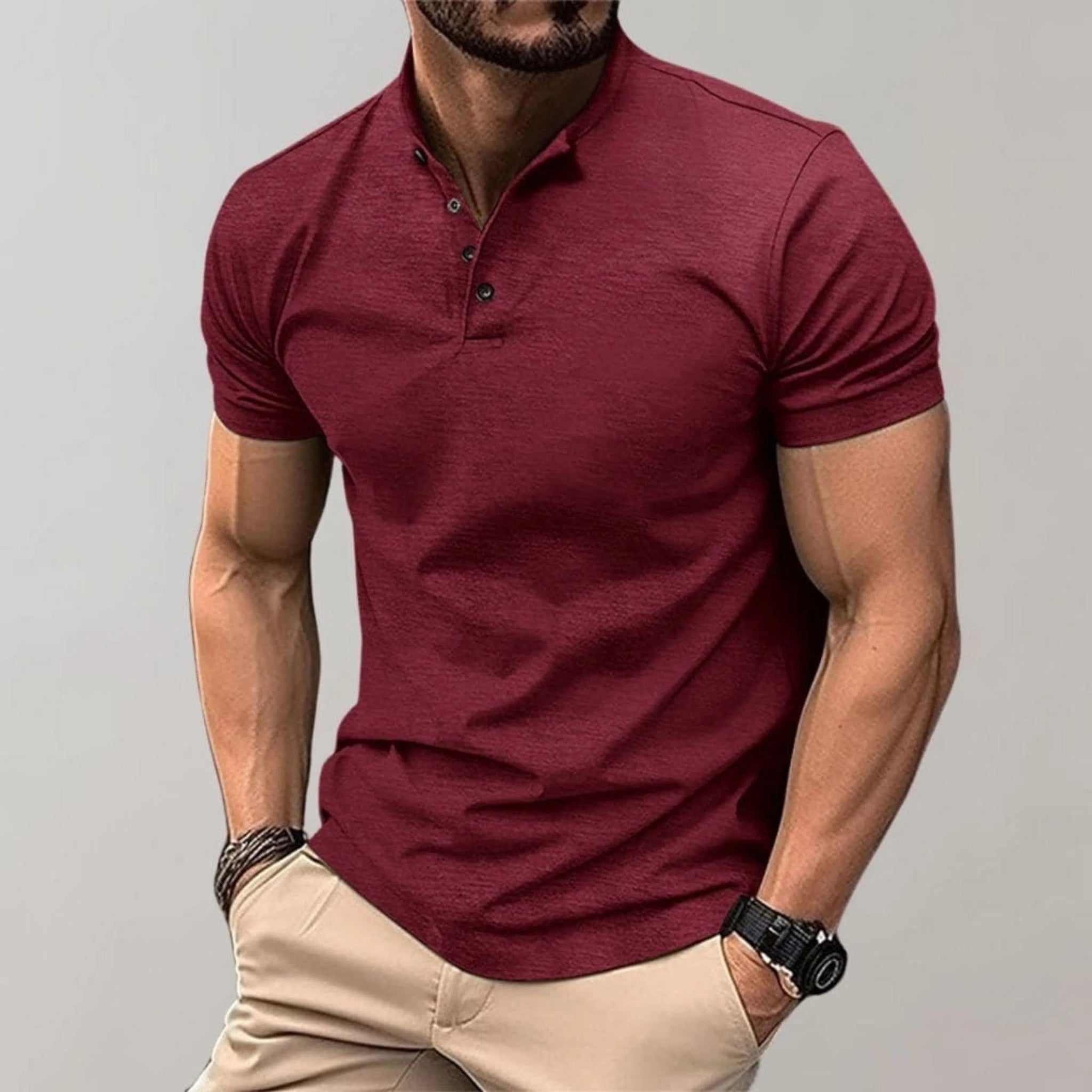 Mænds Poloshirt Casual Stil 3