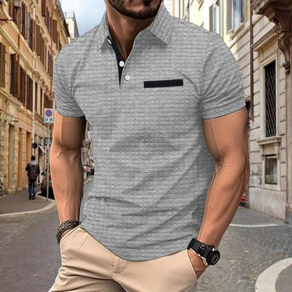 Mænds Poloshirt Casual Stil 4