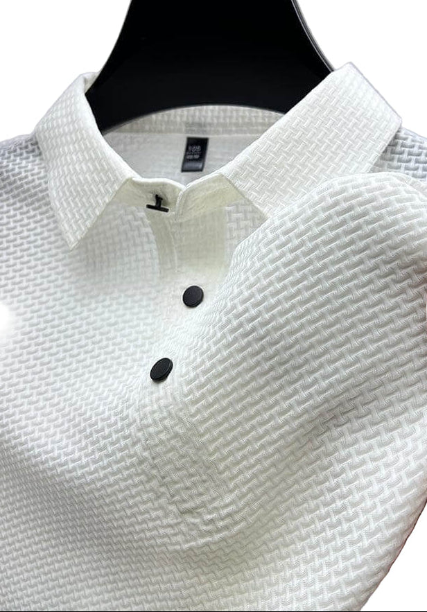 Mænds Poloshirt med Mesh Detaljer 0