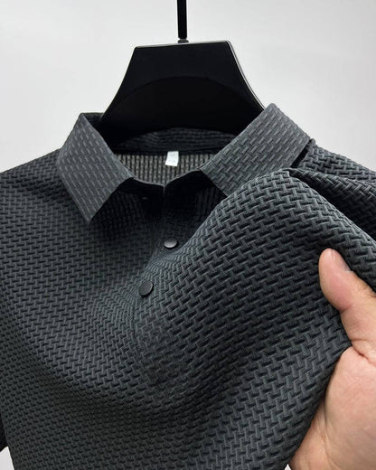 Mænds Poloshirt med Mesh Detaljer 1