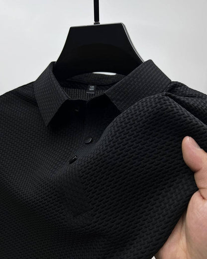 Mænds Poloshirt med Mesh Detaljer 2