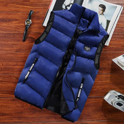 Mænds Puffervest Jakke Casual Stil 4