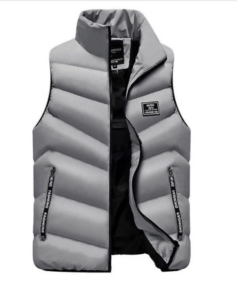 Mænds Puffervest Jakke Casual Stil 5