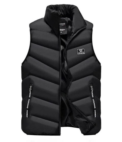 Mænds Puffervest Jakke Casual Stil 7