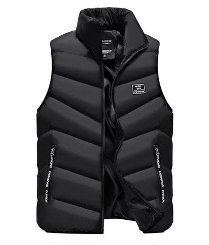 Mænds Puffervest Jakke Casual Stil 7