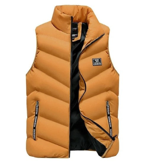 Mænds Puffervest Jakke Casual Stil 8