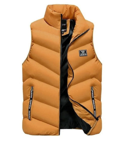 Mænds Puffervest Jakke Casual Stil 8