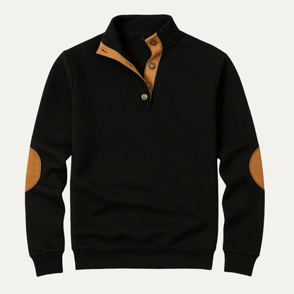 Mænds Quarter Zip Jumper Casual 3