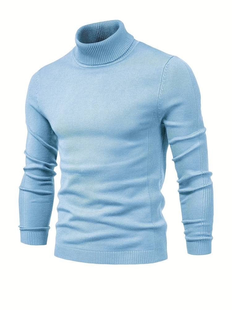 Mænds Rullekravetrøje Slim Fit 0