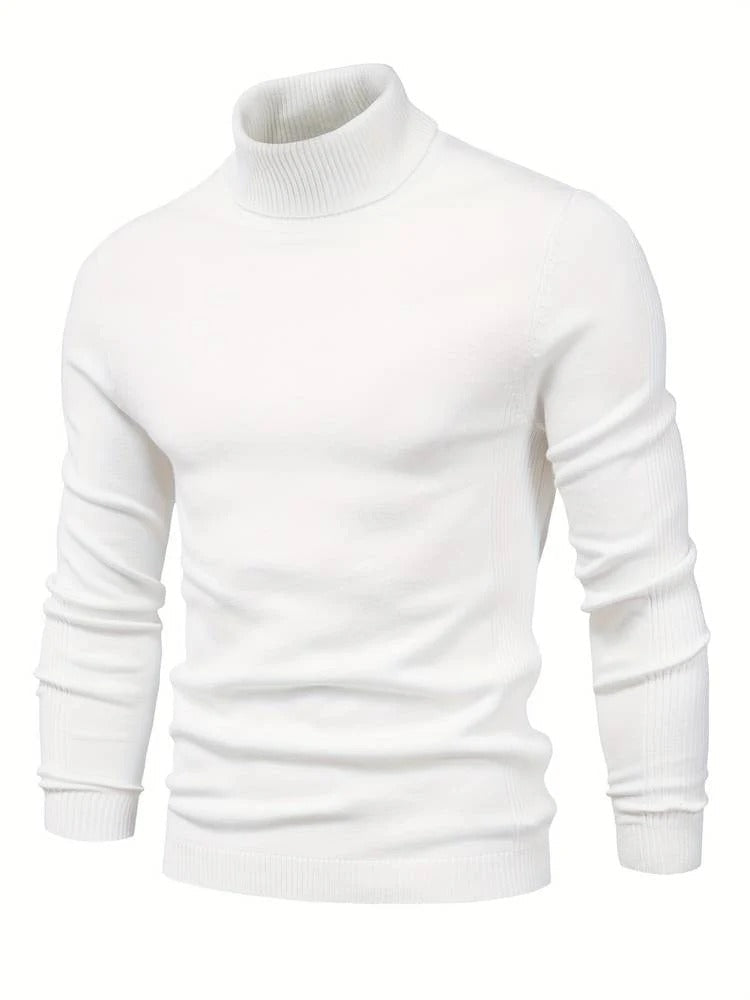 Mænds Rullekravetrøje Slim Fit 1