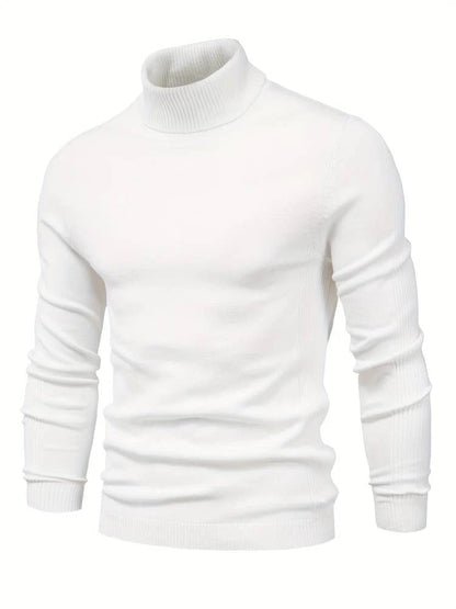 Mænds Rullekravetrøje Slim Fit 1
