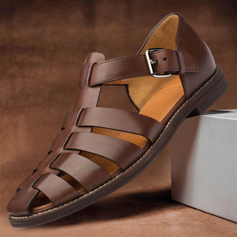 Mænds Sandaler Fisherman Med Robust Design 4