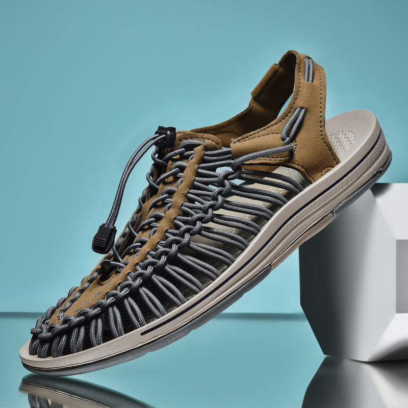 Mænds Sandaler Mesh Design Komfortable og Åndbare 6
