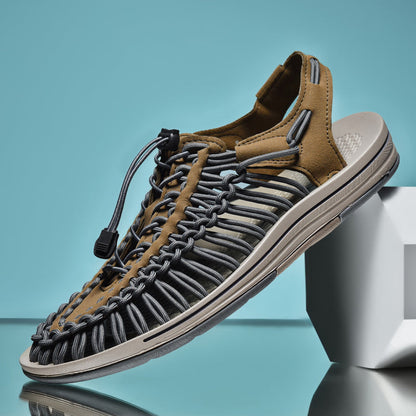 Mænds Sandaler Mesh Design Komfortable og Åndbare 6