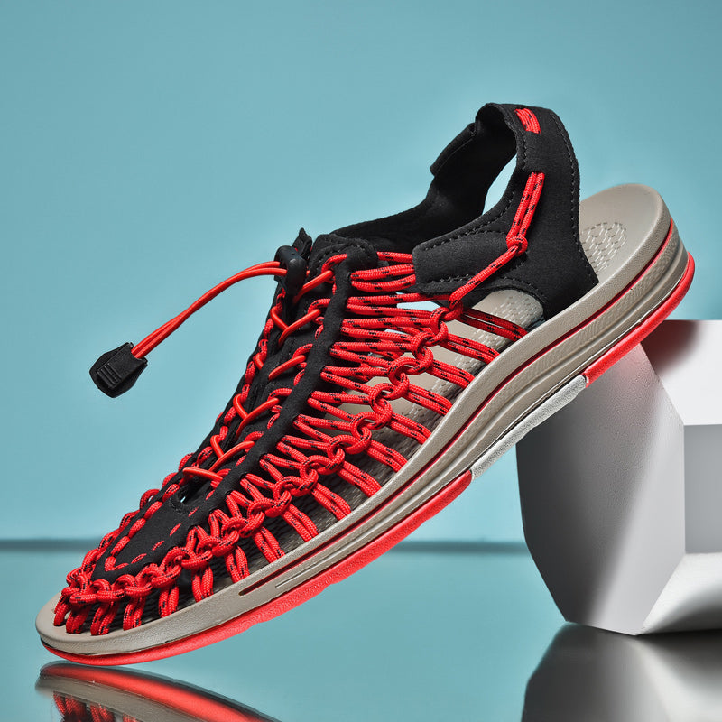 Mænds Sandaler Mesh Design Komfortable og Åndbare 7