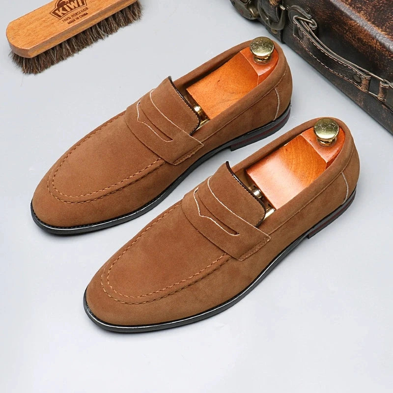 Mænds Slip-on Mokkasiner Komfortable 4