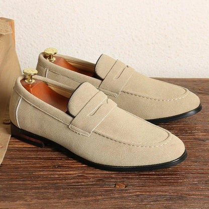 Mænds Slip-on Mokkasiner Komfortable 5