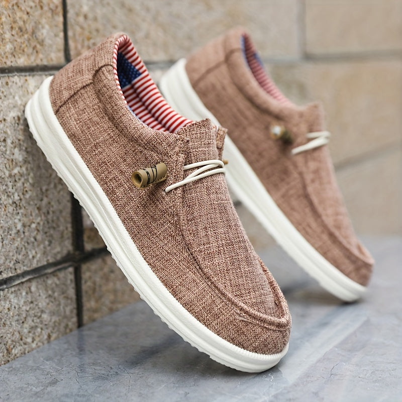 Mænds Slip-on Sko med Lav Top og Elastiske Detaljer 2