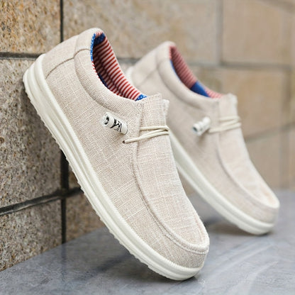 Mænds Slip-on Sko med Lav Top og Elastiske Detaljer 3