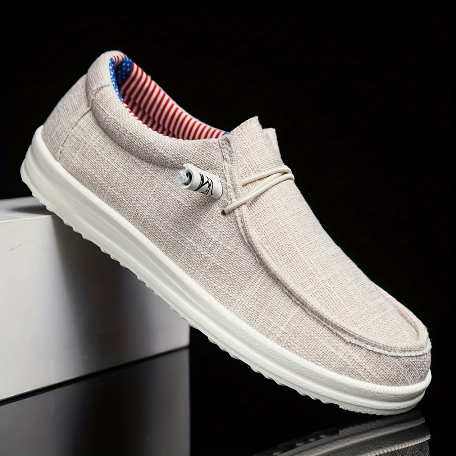 Mænds Slip-on Sko med Lav Top og Elastiske Detaljer 5