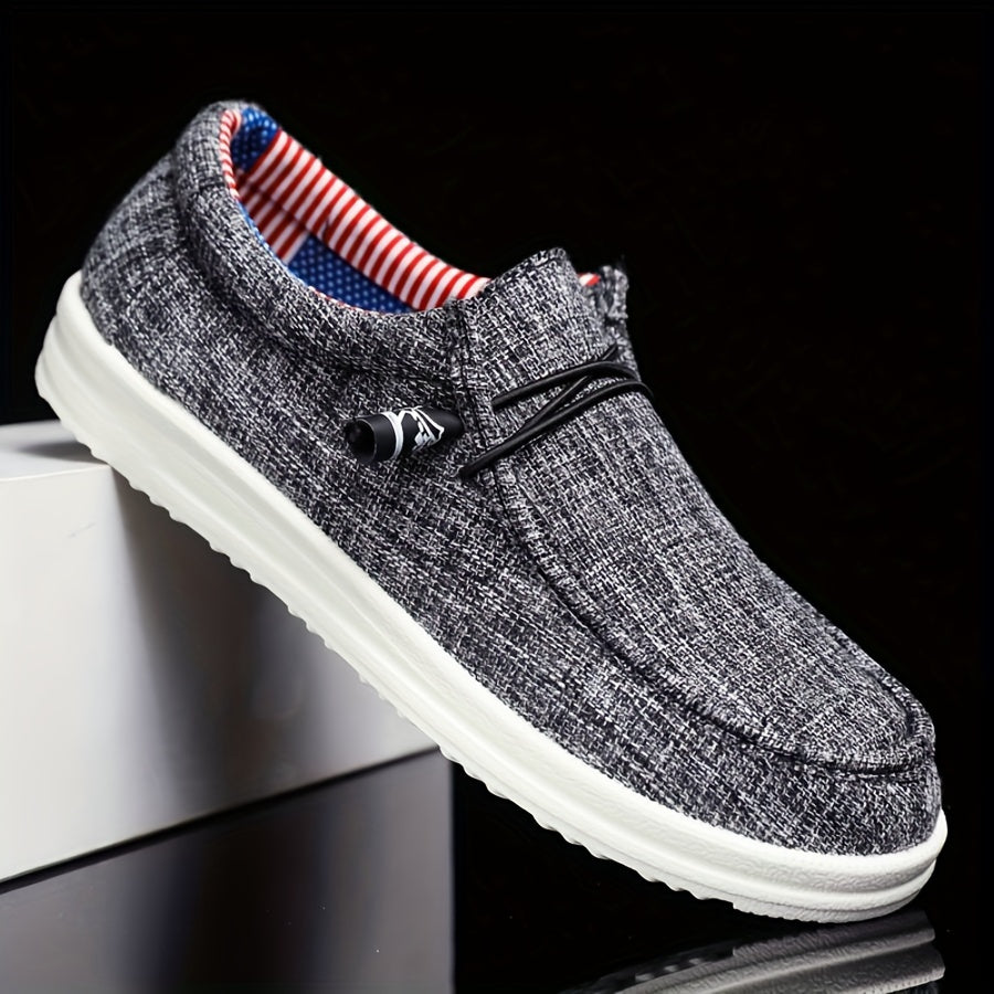 Mænds Slip-on Sko med Lav Top og Elastiske Detaljer 6