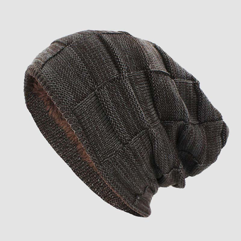 Mænds Slouchy Beanie Ribbet 1