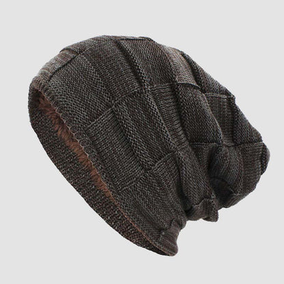 Mænds Slouchy Beanie Ribbet 1