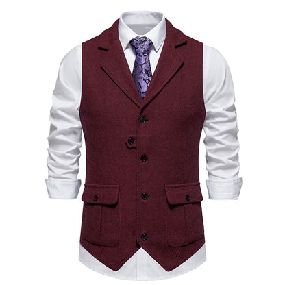 Mænds Smart Casual Office Vest 4