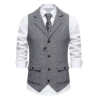 Mænds Smart Casual Office Vest 5