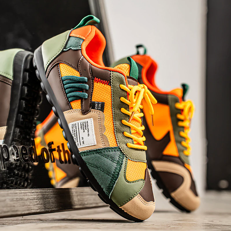 Mænds Sneakers med Lagdelt Design 0