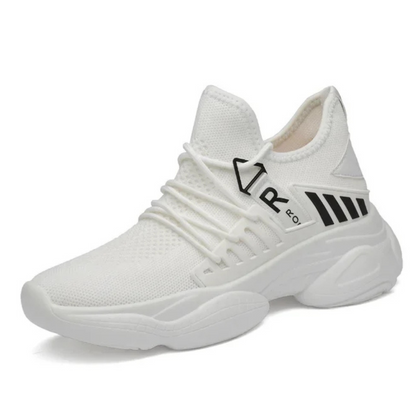 Mænds Sneakers med Skjult Hælhøjde Minimalistisk Design 1
