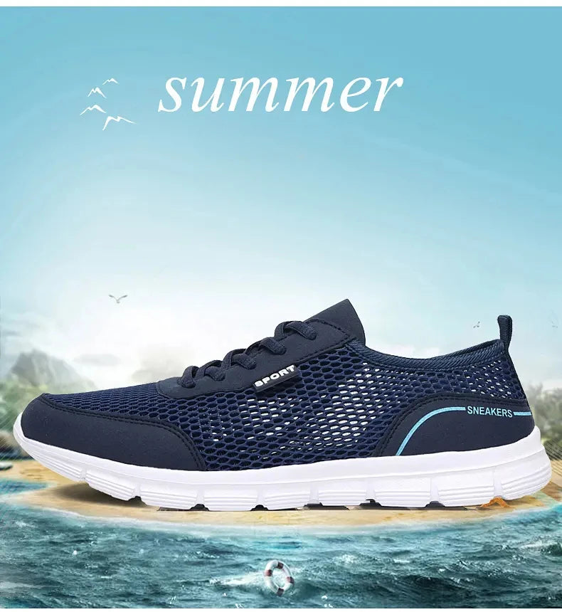 Mænds Sport Sneakers Åndbar Mesh Lette Sko 1