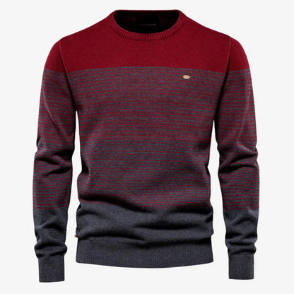 Mænds Stribet Sweater Trendy Design 1