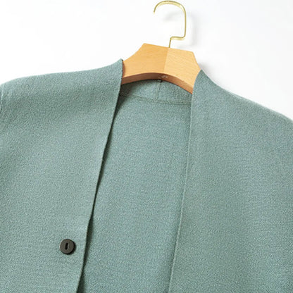 Mænds Strik Cardigan med Knaplukning 4