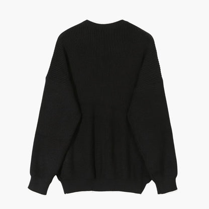 Mænds Strik Sweater med Halv Lynlås og Lange Ærmer 8