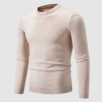 Mænds Strikket Sweater Rund Hals 5