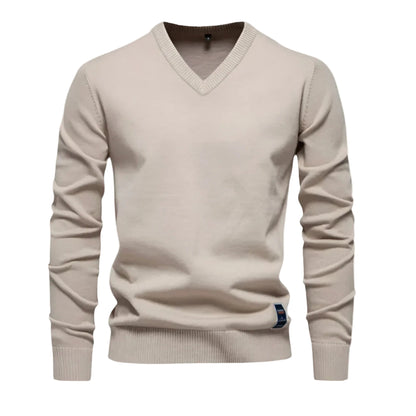 Mænds Striktrøje V-Hals Casual Design 0