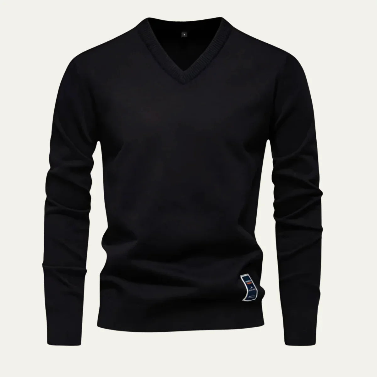 Mænds Striktrøje V-Hals Casual Design 1