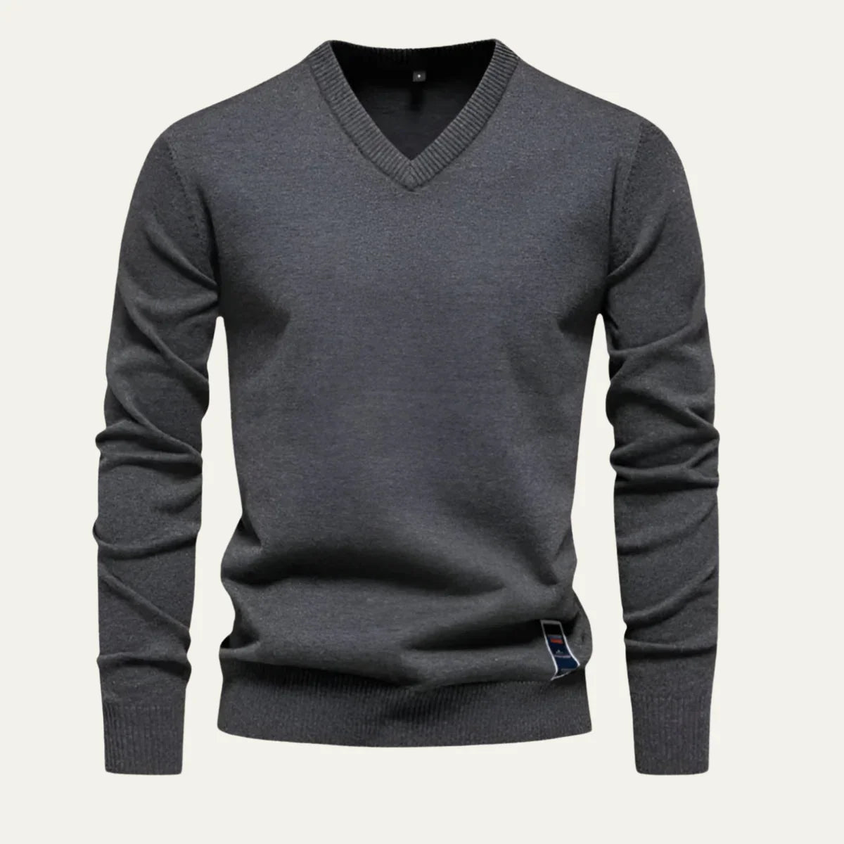 Mænds Striktrøje V-Hals Casual Design 3