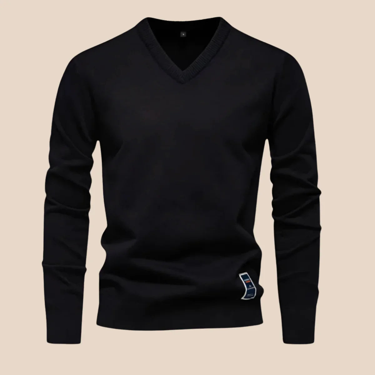 Mænds Striktrøje V-Hals Casual Design 5