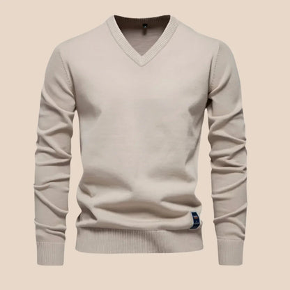 Mænds Striktrøje V-Hals Casual Design 7