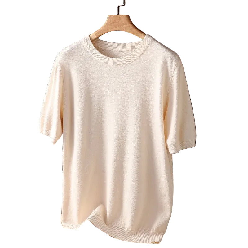 Mænds T-shirt med Rund Hals Klassisk Stil 0