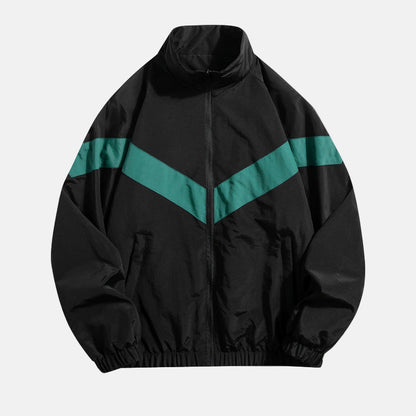 Mænds Træningsjakke med V-Stripe Design 2